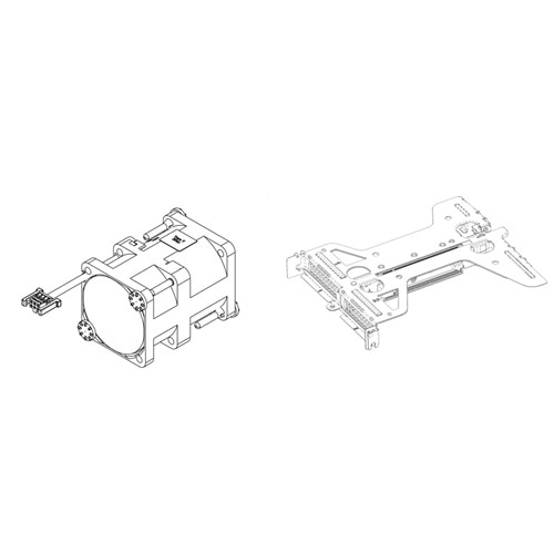 Riser Config 2 Butterfly Gen4 Riser (x8/x8) PowerEdge R360 CK | 330-BCVV
