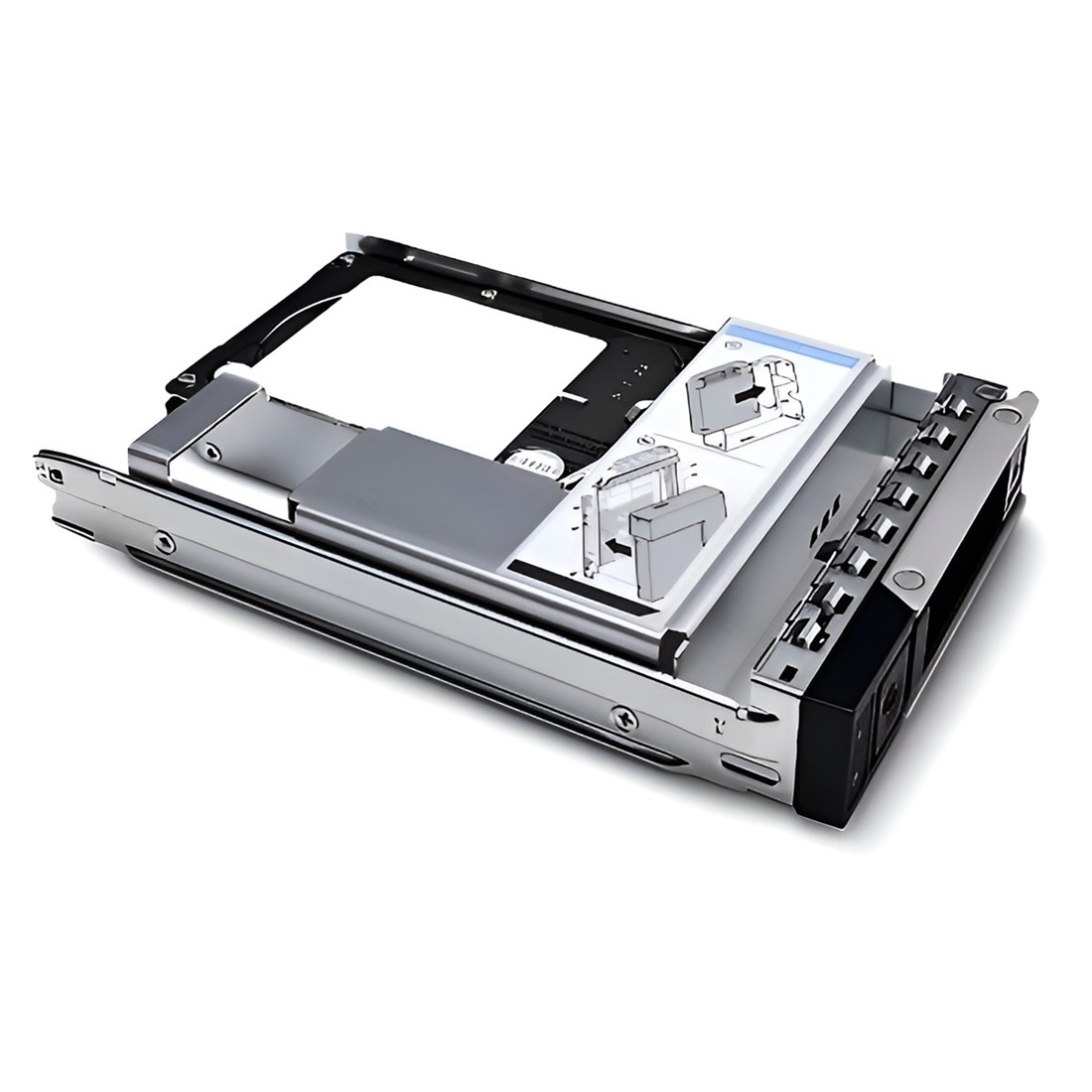 3.84TB SSD SATA Read Intensive 6Gbps 512e 2.5in with 3.5in HYB CARR Hot-Plug CUS Kit | 345-BDRV