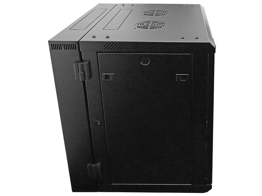 Linkbasic 12U Swing Frame Wall-Mounted Network Cabinet (450mm + 100mm collar) - (Flat-packed)