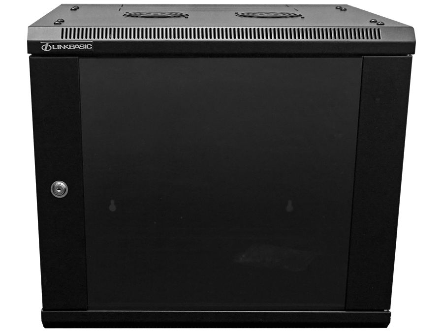 Linkbasic 9U Swing Frame Wall-Mounted Network Cabinet (450mm + 100mm collar) - (Flat-packed) | CAB-9US