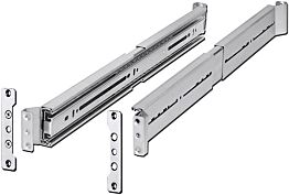 Nexabay Short Depth 18-inch Sliding Rail Kit for 1U-4U Server Case - NJ-2020-18