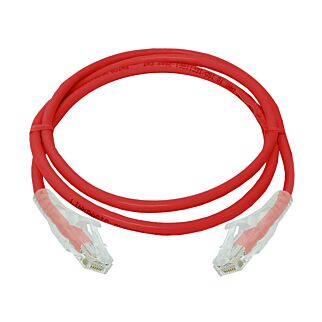 CAT6 1 Meter UTP Patchleads / Flyleads Red - (10 Per Pack)