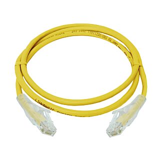 CAT6 1 Meter UTP Patchleads / Flyleads Yellow - (10 Per Pack)
