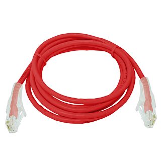 CAT6 2 Meter UTP Patchleads / Flyleads Red - (10 Per Pack)