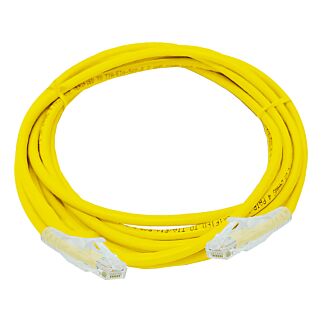 CAT6 3 Meter UTP Patchleads / Flyleads Yellow - (10 Per Pack)