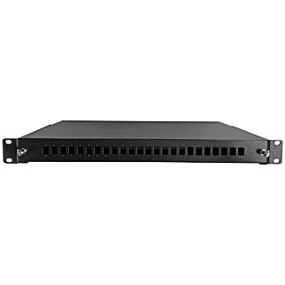 Scoop 24 Port Fiber Sliding Patch Panel Blank