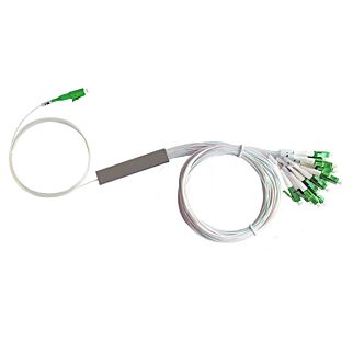 Scoop Fiber Splitter Blockless LC APC SM 1-16