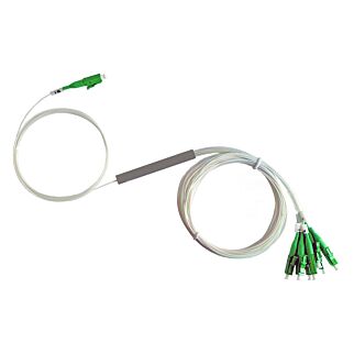 Scoop Fiber Splitter Blockless LC APC SM 1-8
