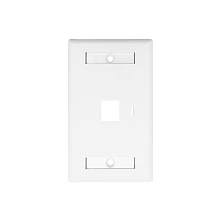 Linkbasic One Port Faceplate 115 x 70mm - (50 Per Pack)