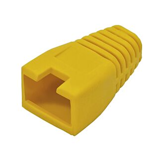 RJ45 Connector Boots - Yellow - (50 Per Pack)