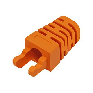 Linkbasic RJ45 Orange Crimp Boot - (50 Per Pack)
