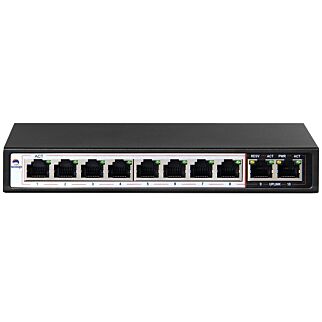 Scoop 10 Ports Gigabit 8 AI PoE (96 W)Switch