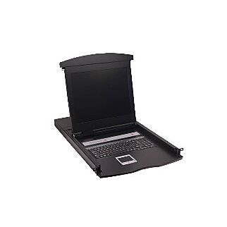 Cattex 8 Port 17" LCD Screen KVM Switch Console (Cables Included)