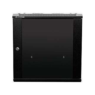 Linkbasic 12U Wall-Mount Network Cabinet (Swing-Frame), Depth 450 mm + 100 mm Collar (550 mm total), Flat-Packed