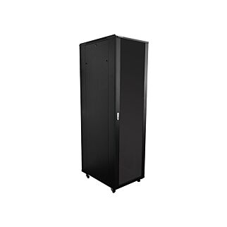 Linkbasic 42U Standing Server Cabinet, 800 mm Depth, 4 Fans, 3 Shelves, Flat-Packed