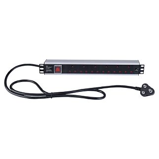 Linkbasic 6-Way PDU – S.A. Plug | Rack-Mount IT Power Strip