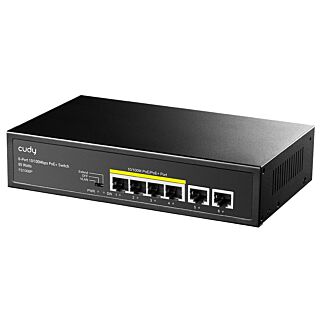Cudy 6 Ports, with 4 Ports PoE (60 W)PoE Switch FS1006P
