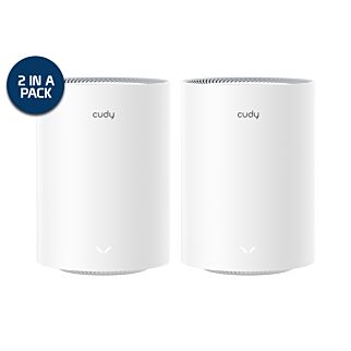 Cudy Dual Band WiFi 7 3600Mbps Gigabit Mesh Router | M3600 (2-Pack)