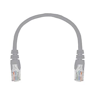 22cm UTP Cat5e Flylead Grey - (10 Per Pack)