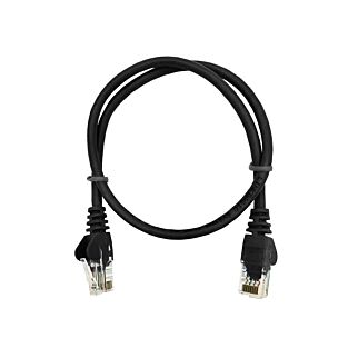 50cm UTP Cat5e Flylead Black - (10 Per Pack)