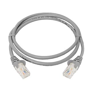 CAT5e 1 Meter UTP Patchleads / Flyleads | Grey - (10 Per Pack)