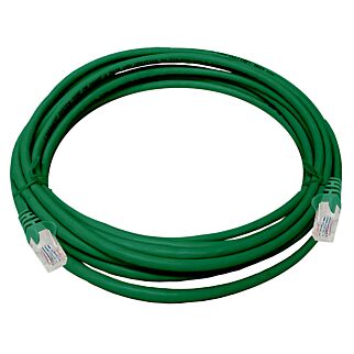 CAT5e 5 Meter UTP Patchleads / Flyleads | Green - (10 Per Pack)
