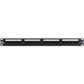 24 Port Cat5e Fully Populated Patch Panel