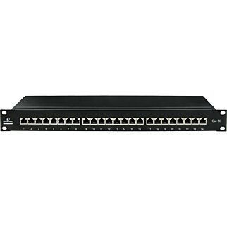 24 Port Shielded Fully Populated CAT5e Patch Panel