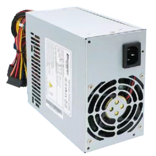 350W Switching Power Supply with Rear Fan for 2U - 4U Rackmount Server Chassis