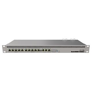 MikroTik 13 Port Gigabit 4 Core L6 Rack-Mount Router RB1100