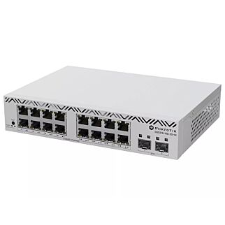MikroTik Cloud Smart Switch (SwOS), 16 Ports, Gigabit, 2 x SFP+ Slots, CSS318-16G