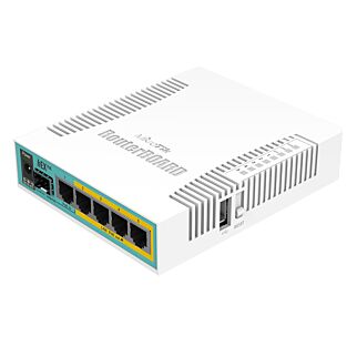 MikroTik hEX PoE 5 Port Gigabit 1SFP PoE Out Desktop Router RB960P