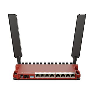 MikroTik 8 Gigabit 1x2.5Gbps SFP Dual Core WiFi 6 Router L009U