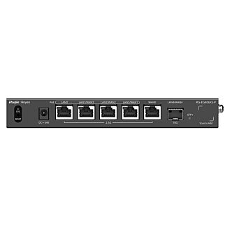 Reyee 5 Port 2.5G Multi-WAN 4 PoE 110W 400 User Cloud Router | RG-406XS-P