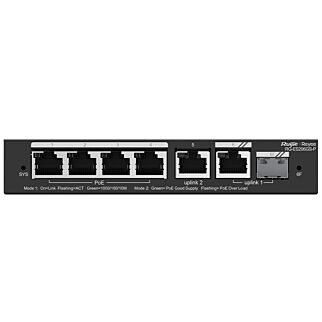 Reyee 6 Ports Gigabit, with 4 PoE (54 W)1 x SFP Slots Combo Port Smart Managed Switch ES206G