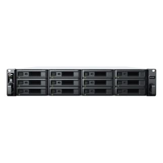 Synology RS2423RP+ 12-Bay Rackmount NAS – Ryzen CPU, 10GbE, Redundant Power (2U)