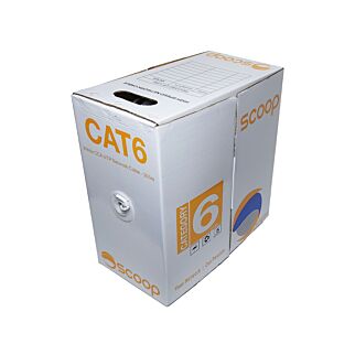 305m Box Cat6 CCA White UTP Network Cable