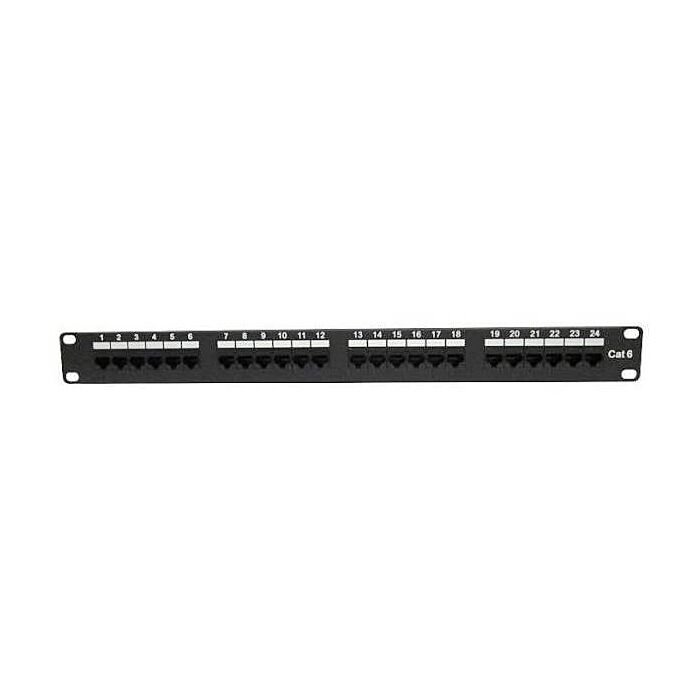Cattex 24 Port Patch Panel Cat6 Fully Populated