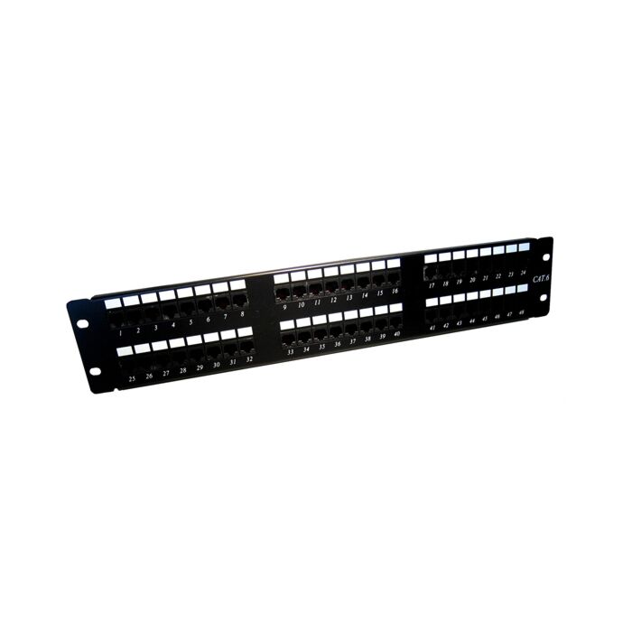 Cattex 48 Port CAT5e UTP Patch Panel | CATPATCH5E48