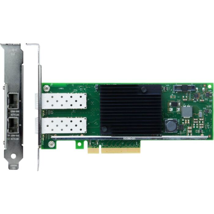 A Lenovo DCG Thinksys CARD PCIe with 2x 10GB SFP+ Intel X710-DA2.