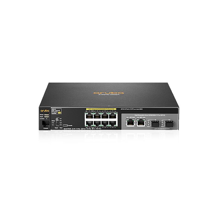 Aruba 2530 8 PoE+ Internal PS Switch | JL070A