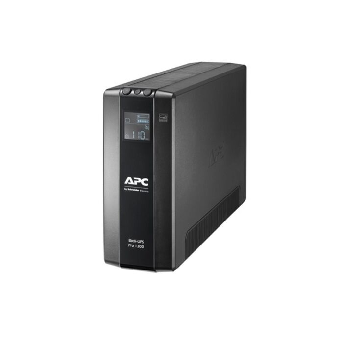 APC Back-UPS Pro, 1300VA/780W, Tower, 230V, 8x IEC C13 outlets, AVR, LCD, User Replaceable Battery