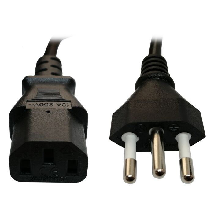 New SA power cable 1.8m with C13 connector 10A | CABLE-C1642-3PC13
