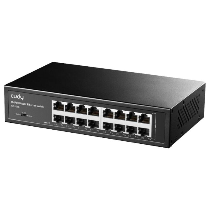 Cudy 16-Port Gigabit Rack-Mount Switch - Unleash Seamless Network Connectivity | CD-GS1016