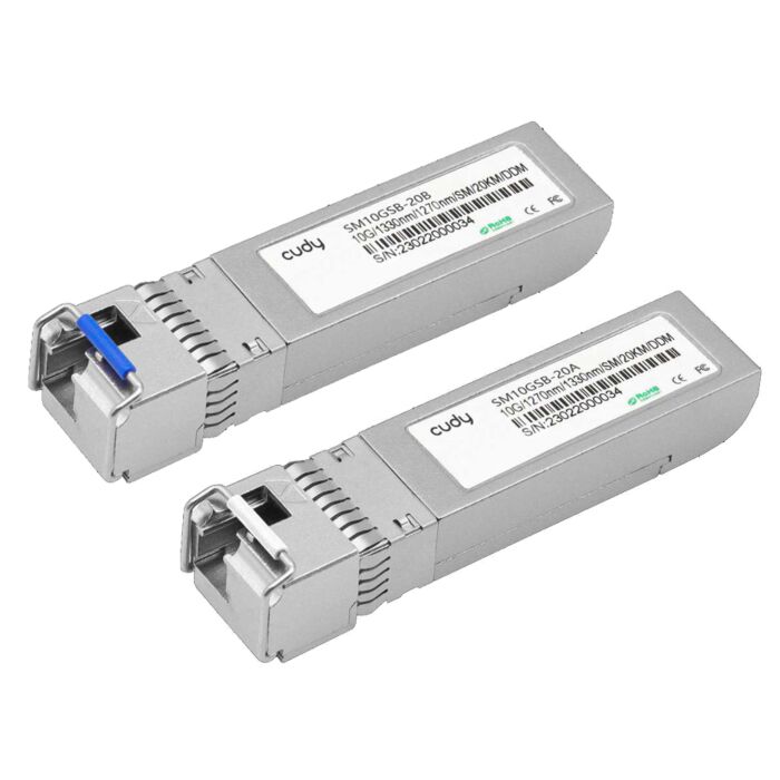 Cudy Single Mode 10G LC Bi-Directional SFP 20km 