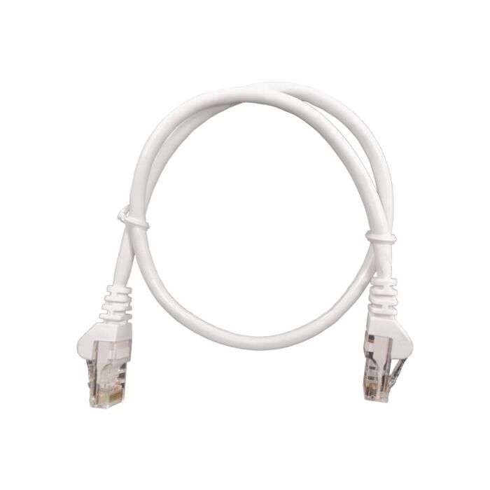 22cm UTP Cat5e Flylead White - (10 Per Pack)