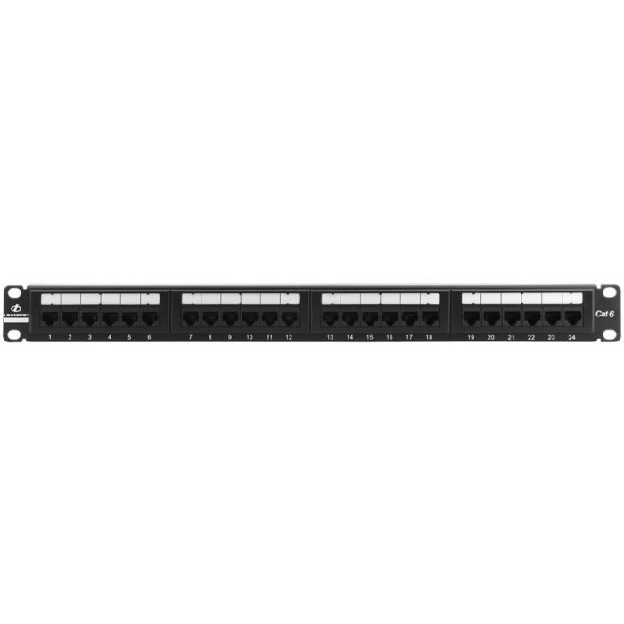 24 Port Cat6 Fully Populated Patch Panel