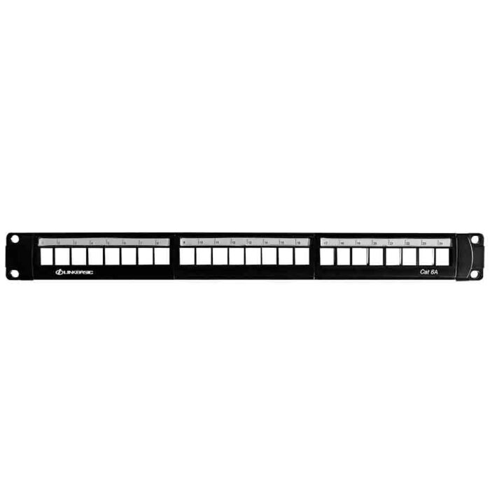24 Port Cat6a Patch Panel Keystones Included