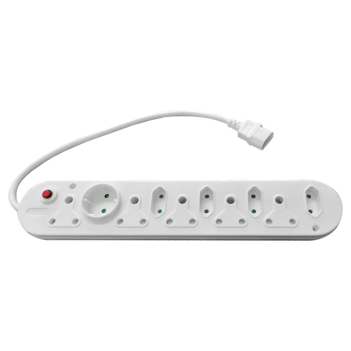 Multi Plug 5x16A 5x5A 0.5m IEC Cord | MP-10WIEC