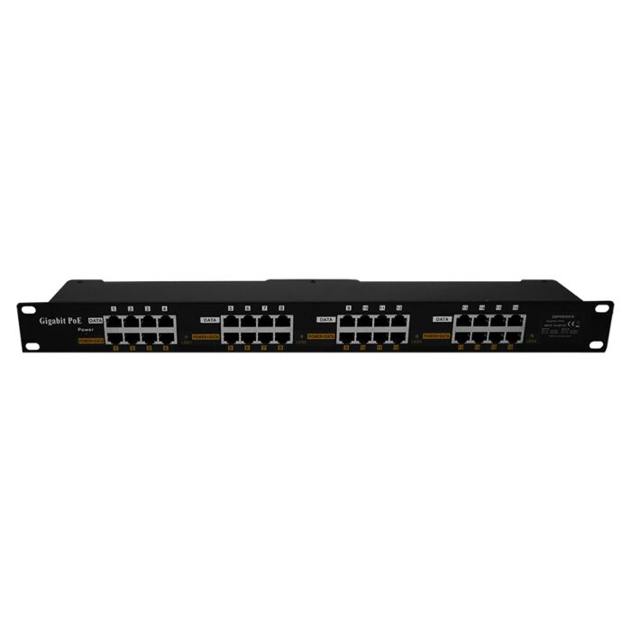 16 Port Gigabit Passive PoE Injector